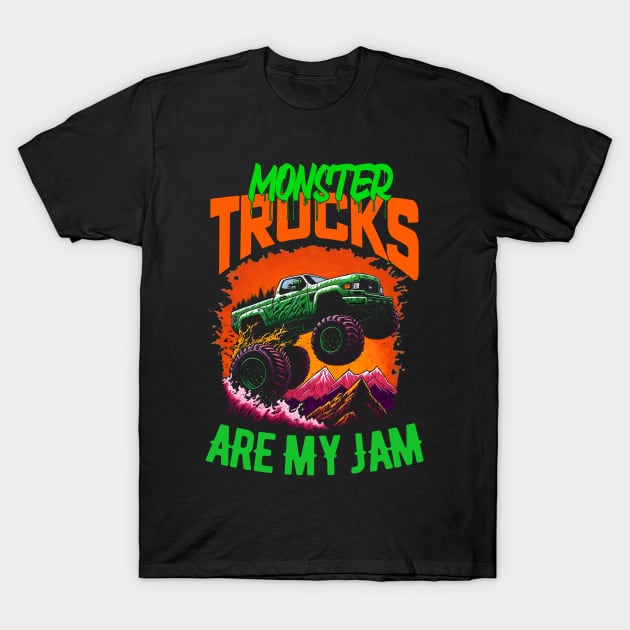 Monster Truck are my Jam Funny T-Shirt by T-shirt US